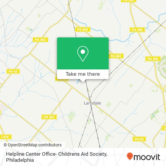 Helpline Center Office- Childrens Aid Society map