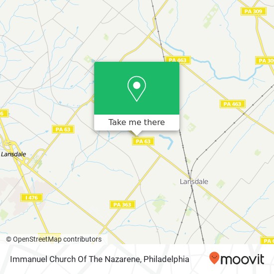 Immanuel Church Of The Nazarene map
