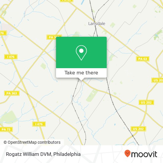 Rogatz William DVM map