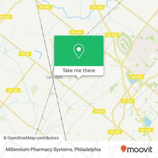 Millennium Pharmacy Systems map