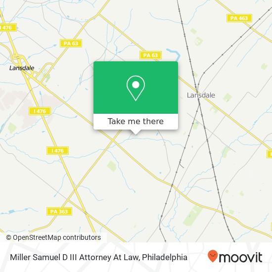 Miller Samuel D III Attorney At Law map