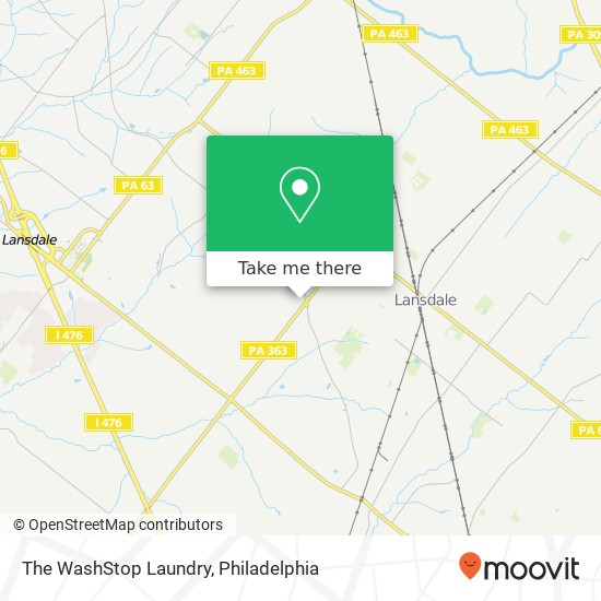Mapa de The WashStop Laundry