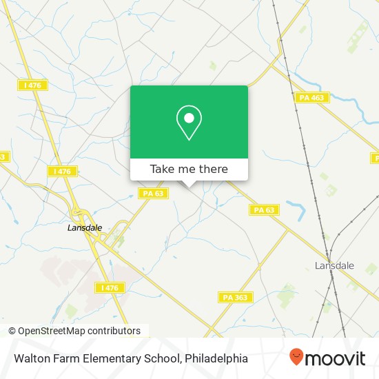 Mapa de Walton Farm Elementary School