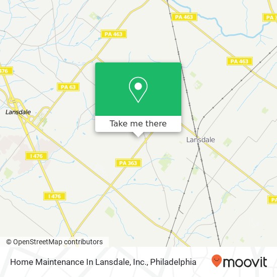 Home Maintenance In Lansdale, Inc. map