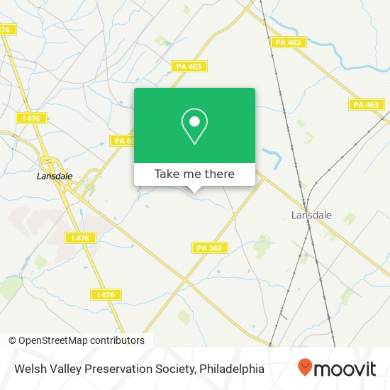 Welsh Valley Preservation Society map