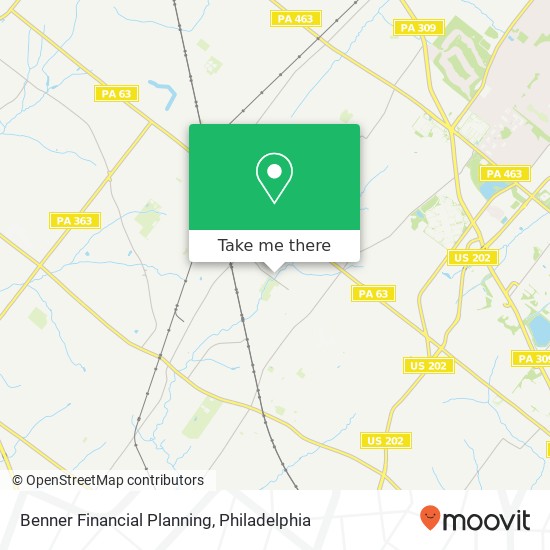 Benner Financial Planning map