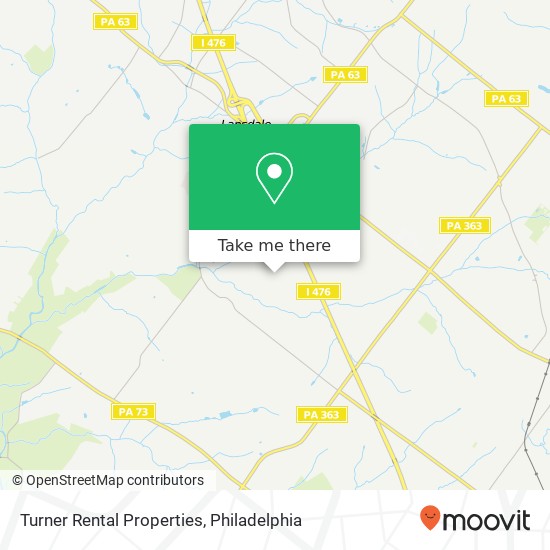 Mapa de Turner Rental Properties