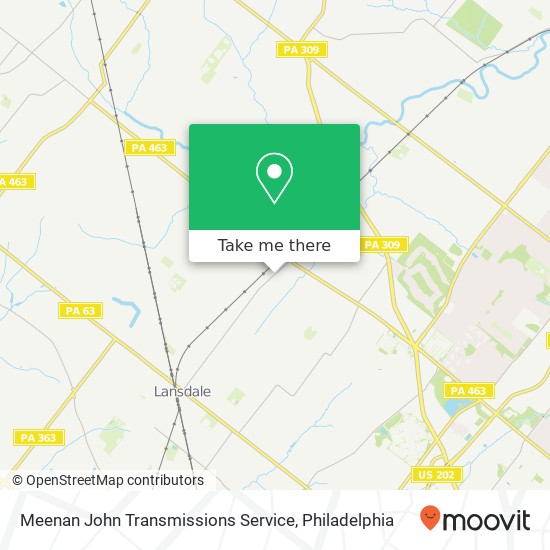 Meenan John Transmissions Service map