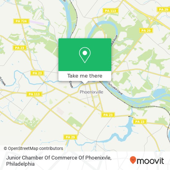 Junior Chamber Of Commerce Of Phoenixvle map