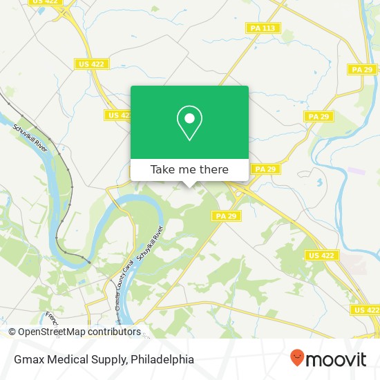 Gmax Medical Supply map