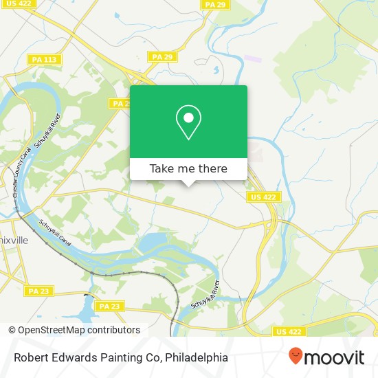 Mapa de Robert Edwards Painting Co