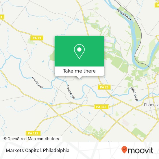 Mapa de Markets Capitol