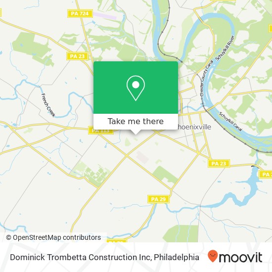 Dominick Trombetta Construction Inc map