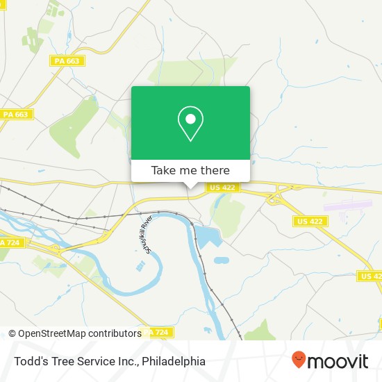 Todd's Tree Service Inc. map