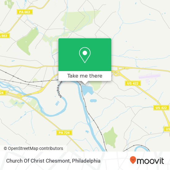 Mapa de Church Of Christ Chesmont