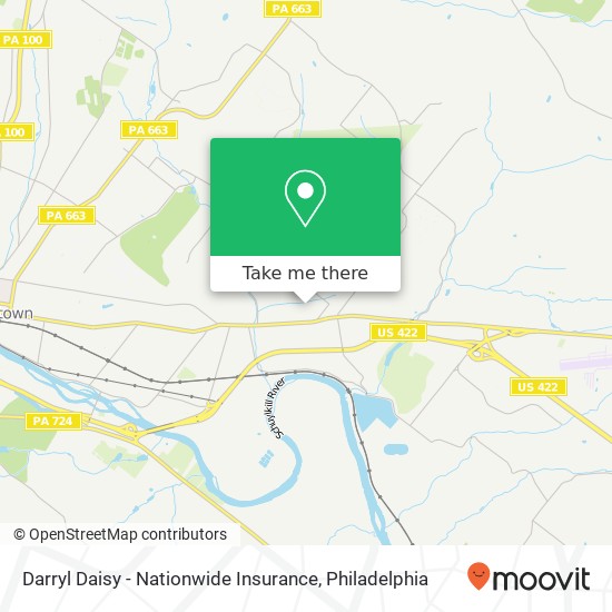 Mapa de Darryl Daisy - Nationwide Insurance