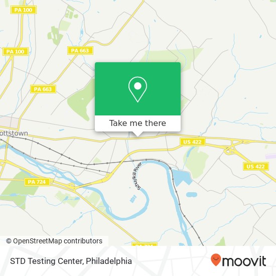 STD Testing Center map