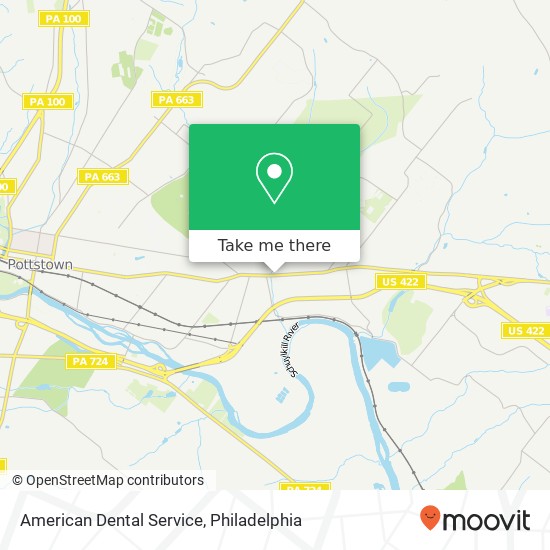 American Dental Service map