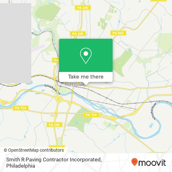 Smith R Paving Contractor Incorporated map