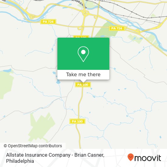 Mapa de Allstate Insurance Company - Brian Casner