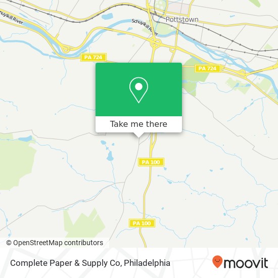 Mapa de Complete Paper & Supply Co