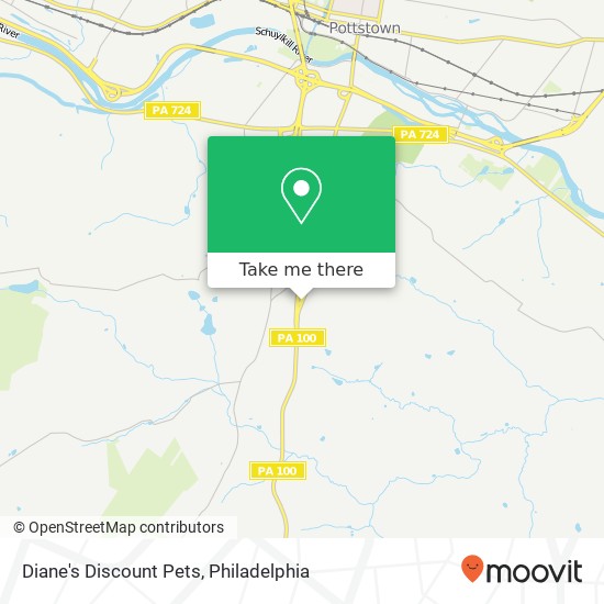 Diane's Discount Pets map