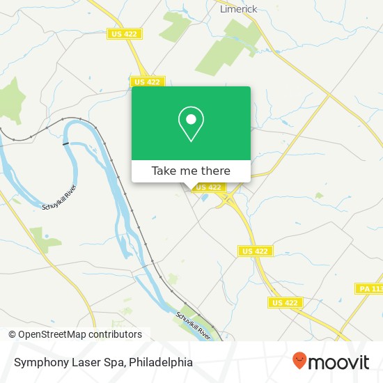 Mapa de Symphony Laser Spa