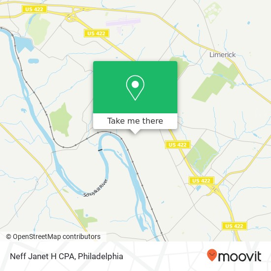 Mapa de Neff Janet H CPA