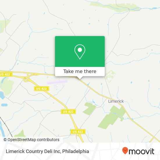 Mapa de Limerick Country Deli Inc