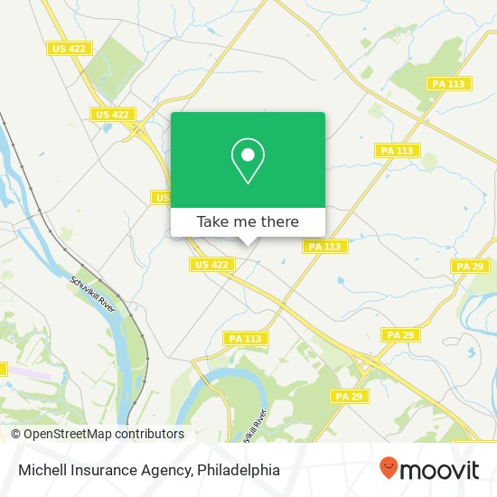 Michell Insurance Agency map