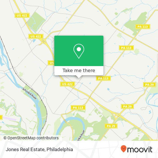 Jones Real Estate map