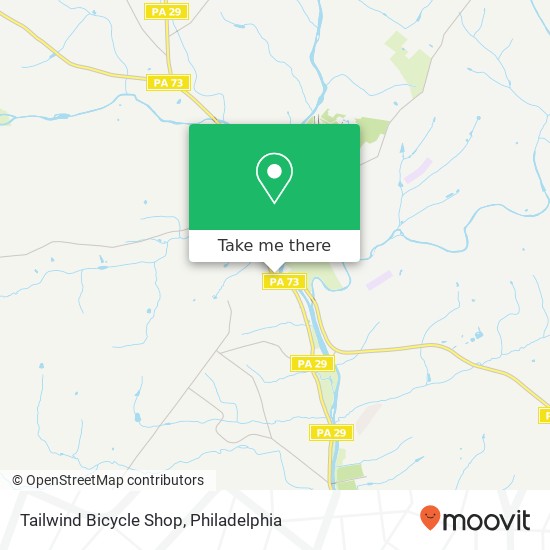 Mapa de Tailwind Bicycle Shop