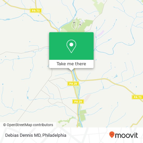 Debias Dennis MD map