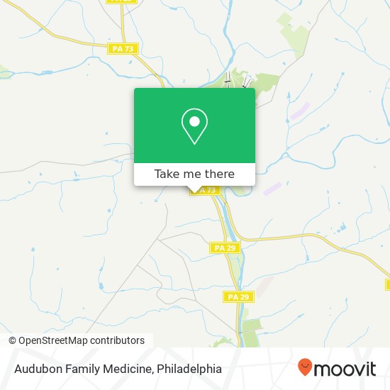 Mapa de Audubon Family Medicine