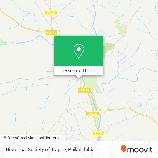 Historical Society of Trappe map