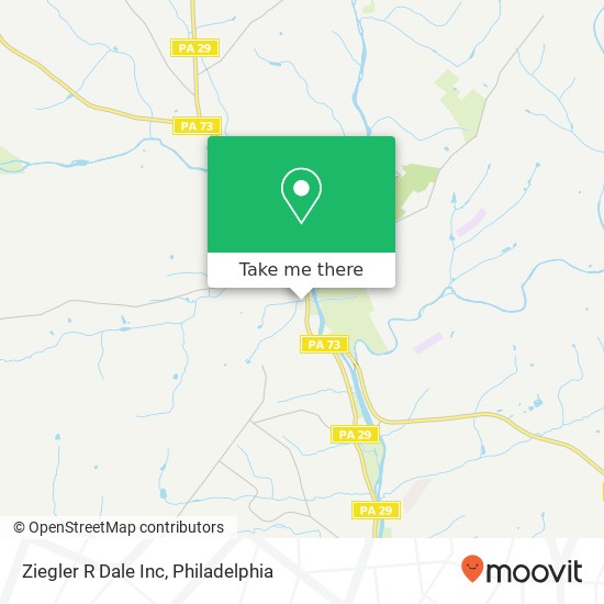 Ziegler R Dale Inc map