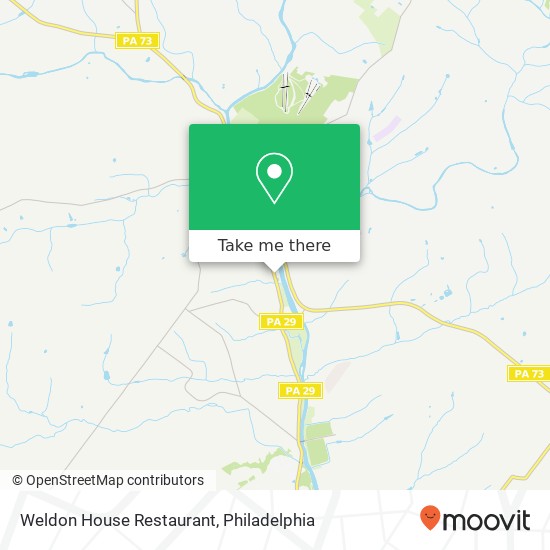 Mapa de Weldon House Restaurant