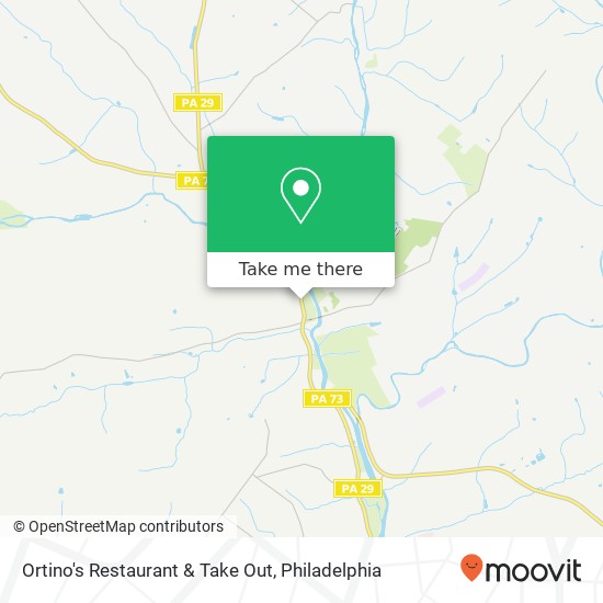 Mapa de Ortino's Restaurant & Take Out