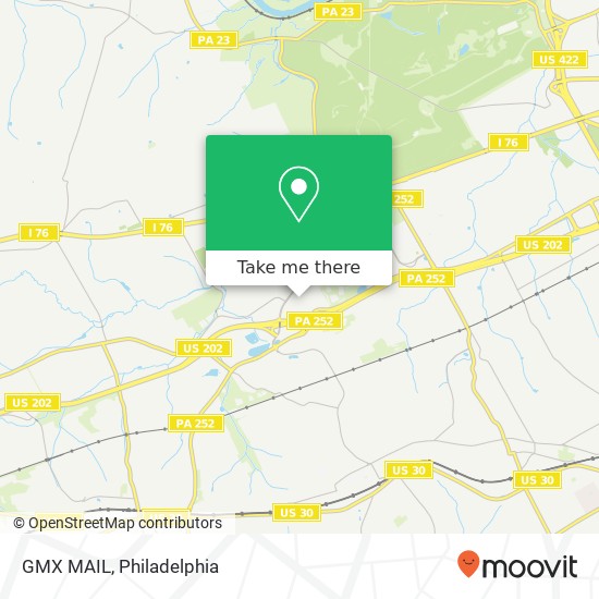 GMX MAIL map