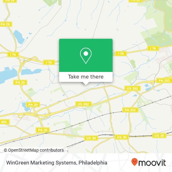 Mapa de WinGreen Marketing Systems