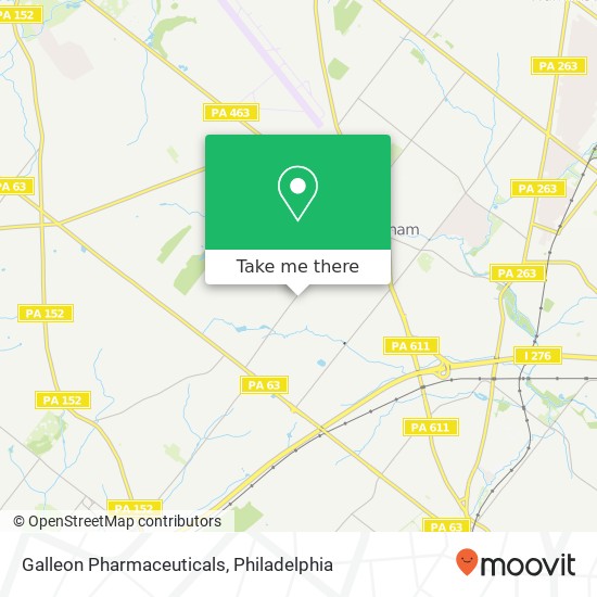 Mapa de Galleon Pharmaceuticals