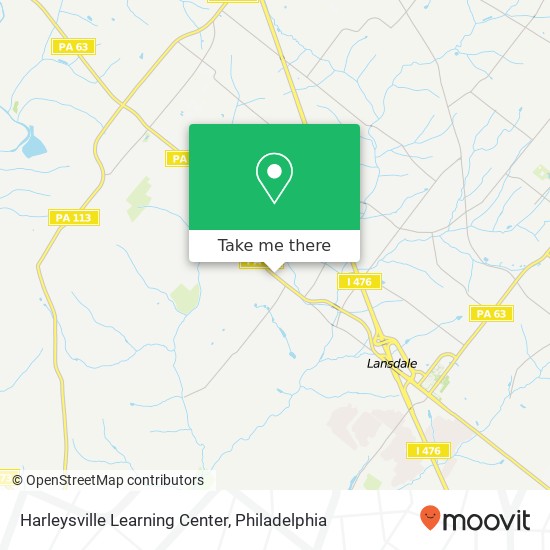 Mapa de Harleysville Learning Center