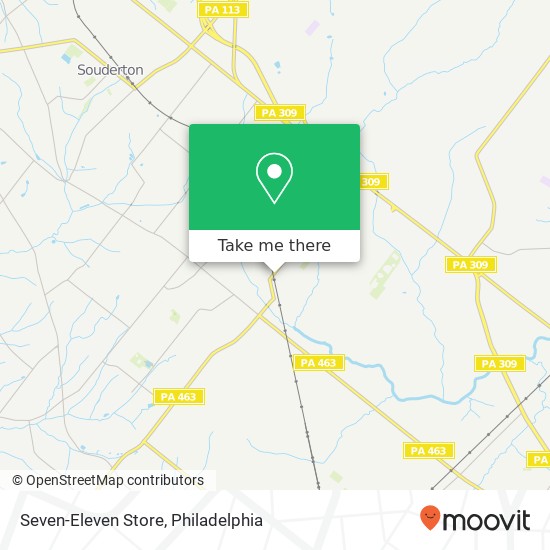 Seven-Eleven Store map