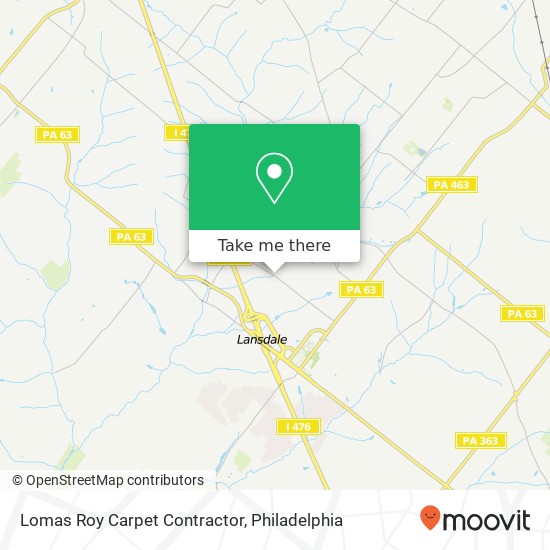 Lomas Roy Carpet Contractor map