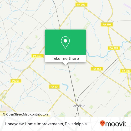 Honeydew Home Improvements map