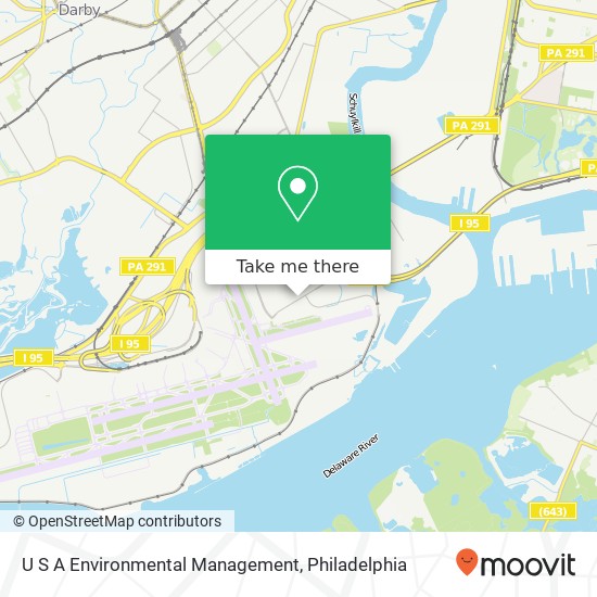 U S A Environmental Management map