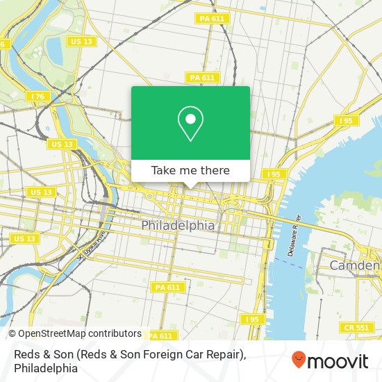 Reds & Son (Reds & Son Foreign Car Repair) map