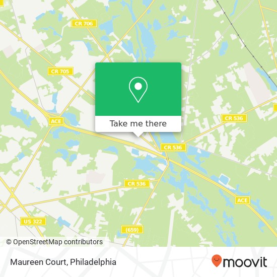 Mapa de Maureen Court