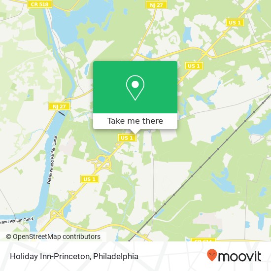 Mapa de Holiday Inn-Princeton