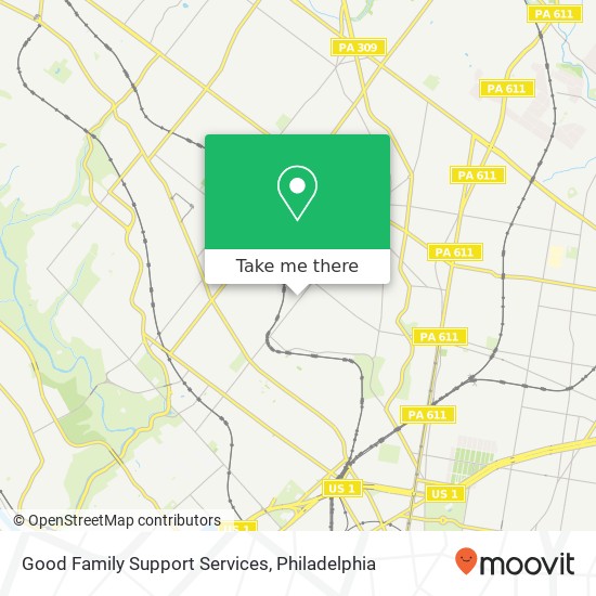Good Family Support Services map